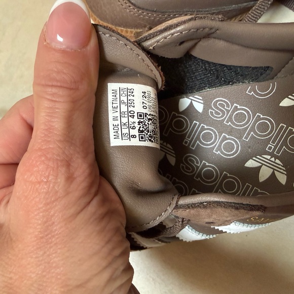 adidas Spezial Suede Sneaker in Brown and White - Picture 8 of 11